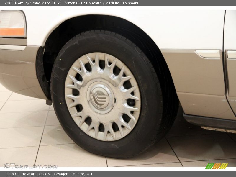 Arizona Beige Metallic / Medium Parchment 2003 Mercury Grand Marquis GS