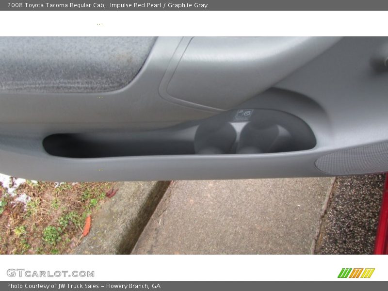 Impulse Red Pearl / Graphite Gray 2008 Toyota Tacoma Regular Cab