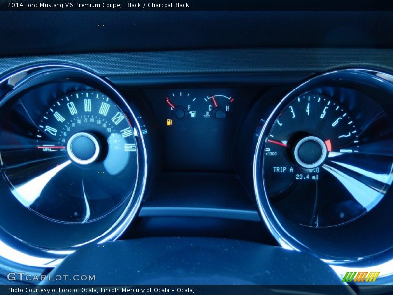 Black / Charcoal Black 2014 Ford Mustang V6 Premium Coupe