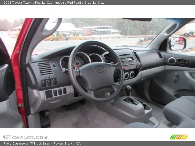 Impulse Red Pearl / Graphite Gray 2008 Toyota Tacoma Regular Cab