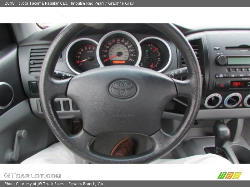 Impulse Red Pearl / Graphite Gray 2008 Toyota Tacoma Regular Cab
