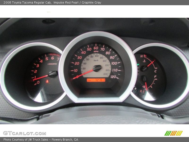 Impulse Red Pearl / Graphite Gray 2008 Toyota Tacoma Regular Cab