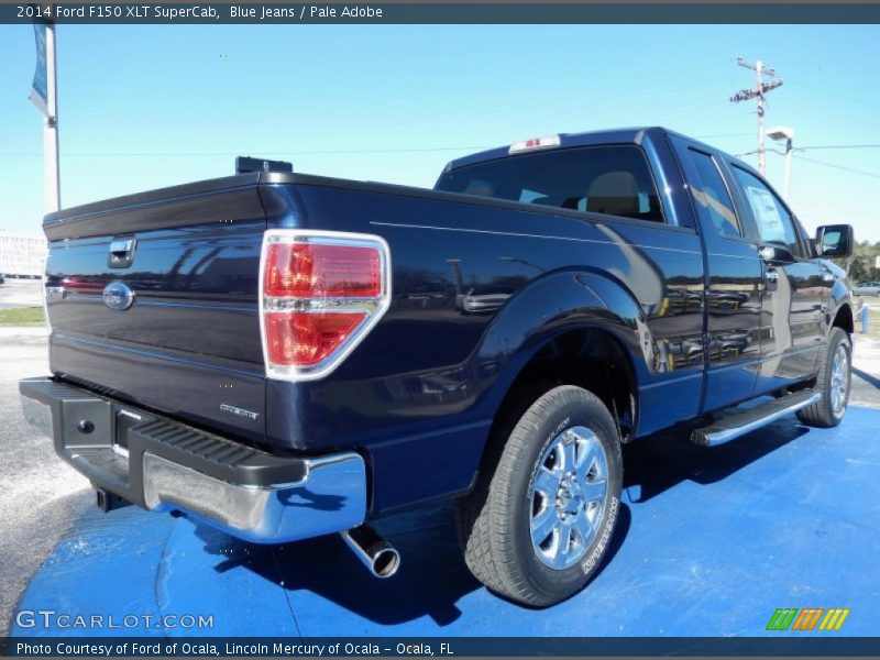 Blue Jeans / Pale Adobe 2014 Ford F150 XLT SuperCab