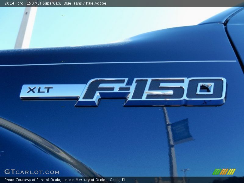 Blue Jeans / Pale Adobe 2014 Ford F150 XLT SuperCab
