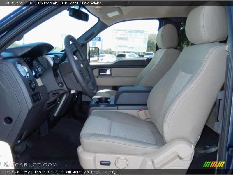 Blue Jeans / Pale Adobe 2014 Ford F150 XLT SuperCab