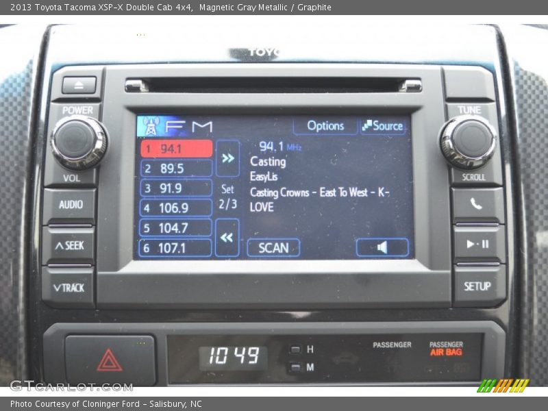 Magnetic Gray Metallic / Graphite 2013 Toyota Tacoma XSP-X Double Cab 4x4