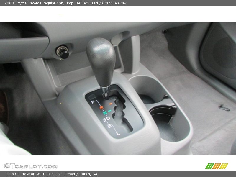 Impulse Red Pearl / Graphite Gray 2008 Toyota Tacoma Regular Cab