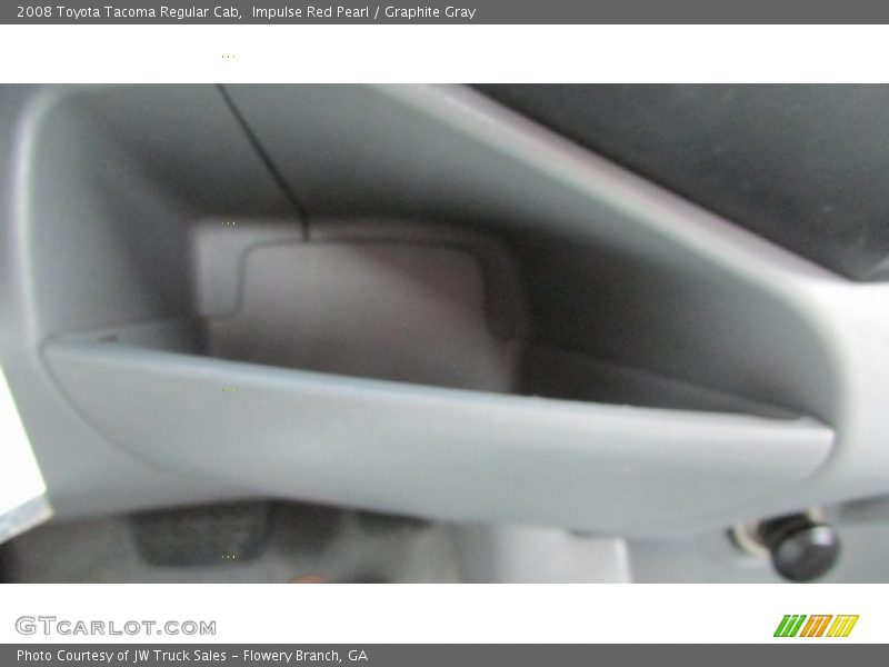 Impulse Red Pearl / Graphite Gray 2008 Toyota Tacoma Regular Cab
