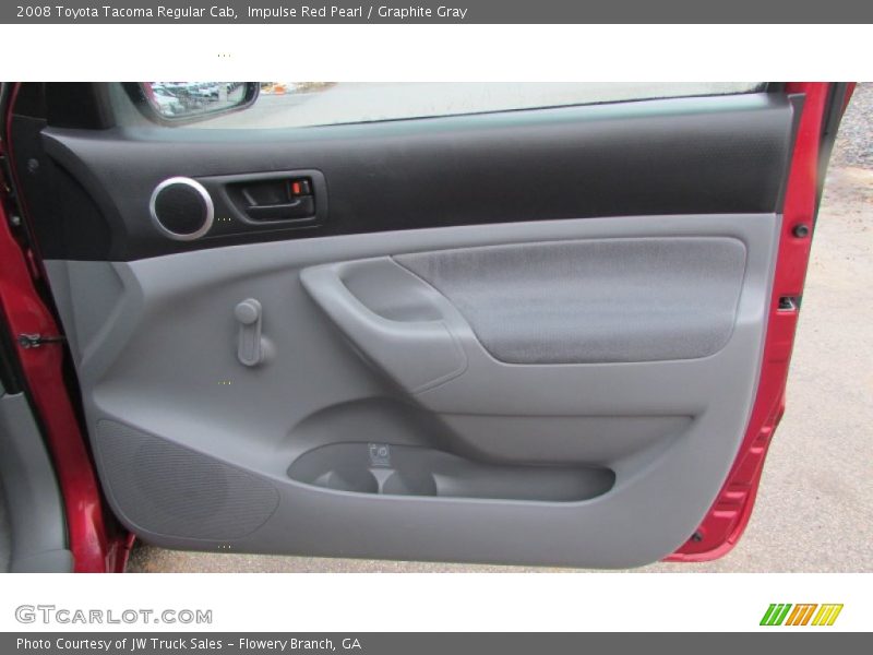 Impulse Red Pearl / Graphite Gray 2008 Toyota Tacoma Regular Cab