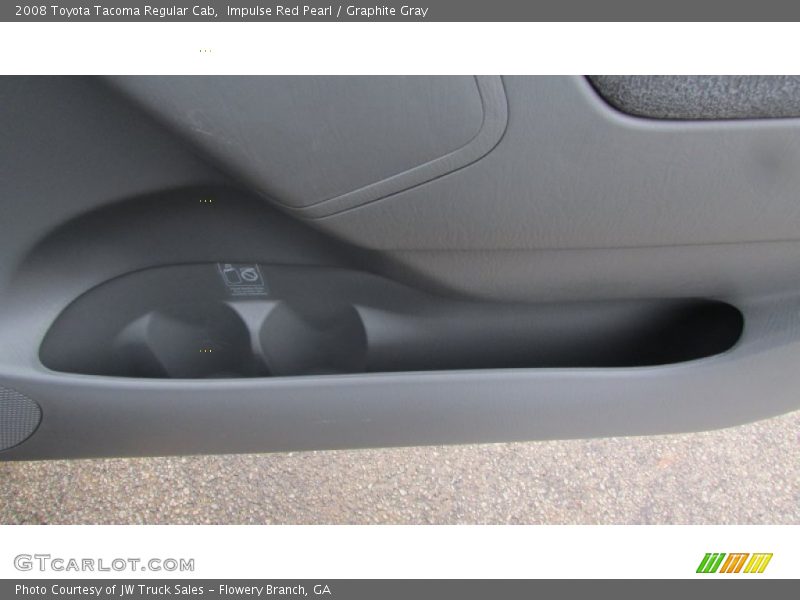 Impulse Red Pearl / Graphite Gray 2008 Toyota Tacoma Regular Cab