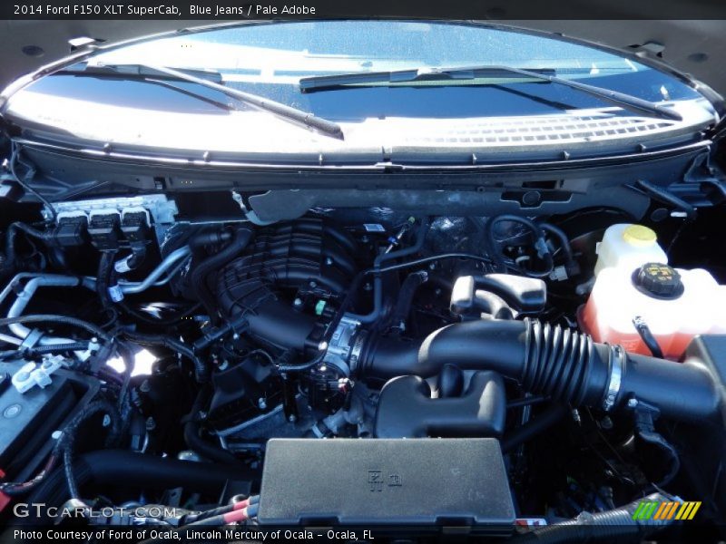 Blue Jeans / Pale Adobe 2014 Ford F150 XLT SuperCab