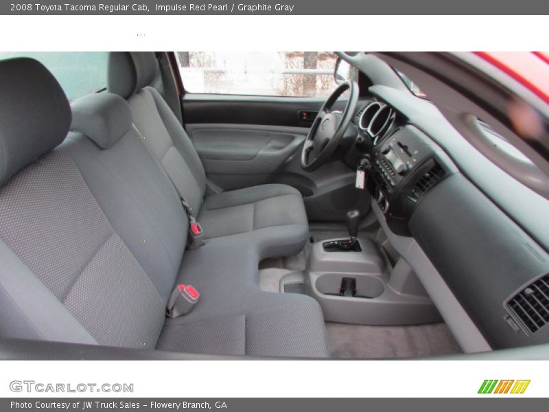 Impulse Red Pearl / Graphite Gray 2008 Toyota Tacoma Regular Cab