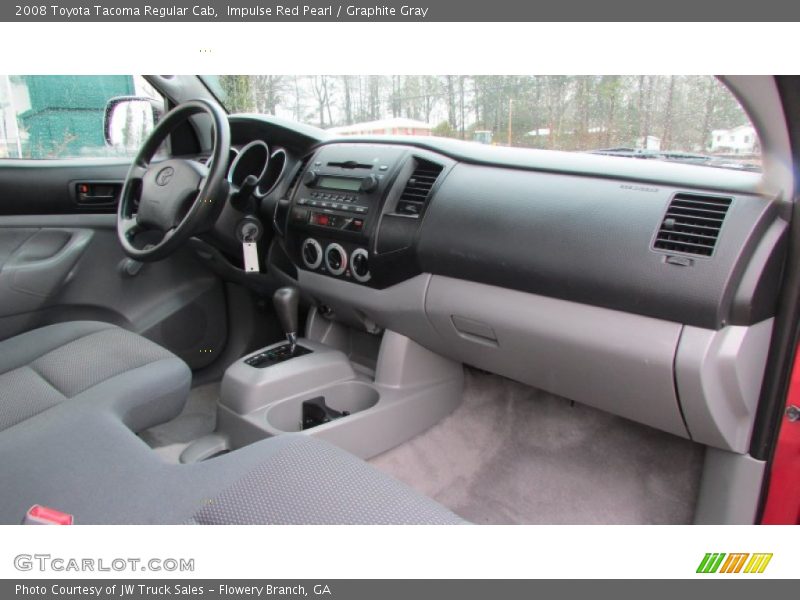 Impulse Red Pearl / Graphite Gray 2008 Toyota Tacoma Regular Cab