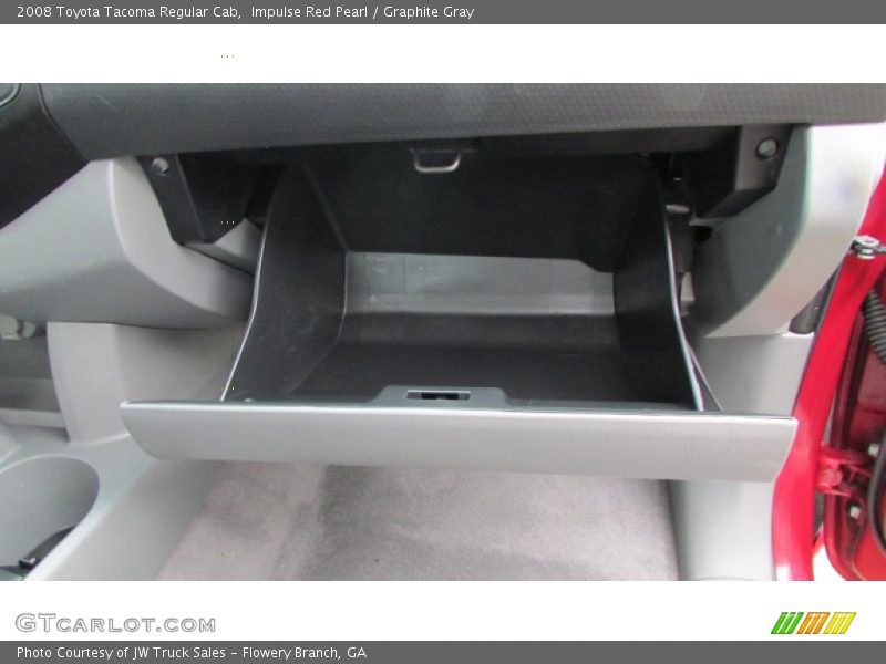 Impulse Red Pearl / Graphite Gray 2008 Toyota Tacoma Regular Cab