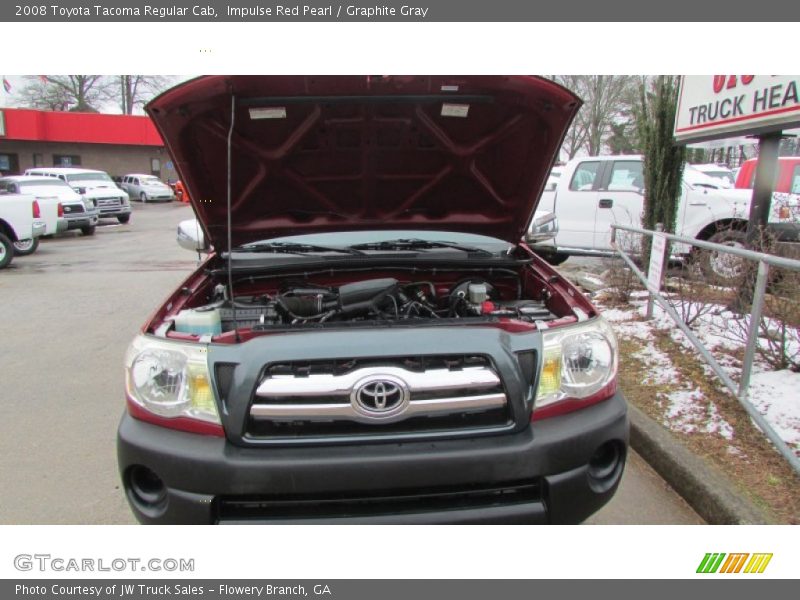 Impulse Red Pearl / Graphite Gray 2008 Toyota Tacoma Regular Cab