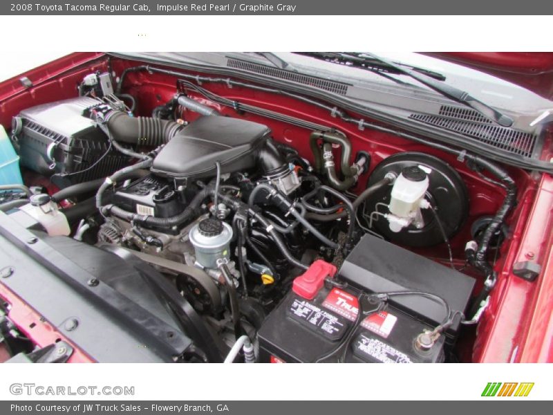 Impulse Red Pearl / Graphite Gray 2008 Toyota Tacoma Regular Cab