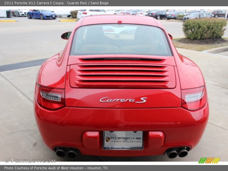 Guards Red / Sand Beige 2011 Porsche 911 Carrera S Coupe