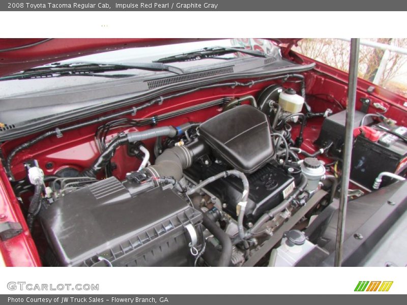 Impulse Red Pearl / Graphite Gray 2008 Toyota Tacoma Regular Cab