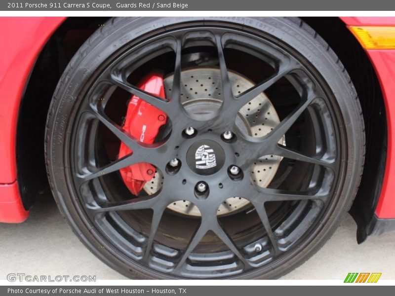 Guards Red / Sand Beige 2011 Porsche 911 Carrera S Coupe