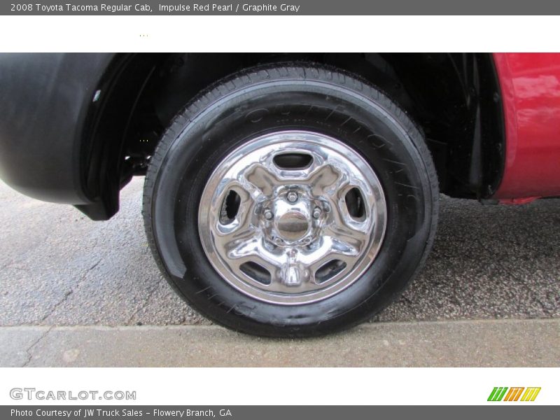 Impulse Red Pearl / Graphite Gray 2008 Toyota Tacoma Regular Cab