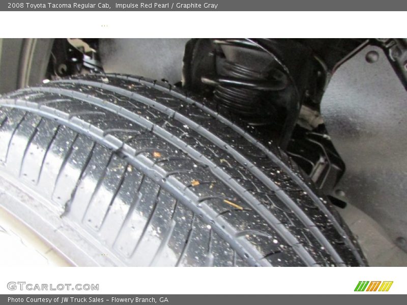 Impulse Red Pearl / Graphite Gray 2008 Toyota Tacoma Regular Cab