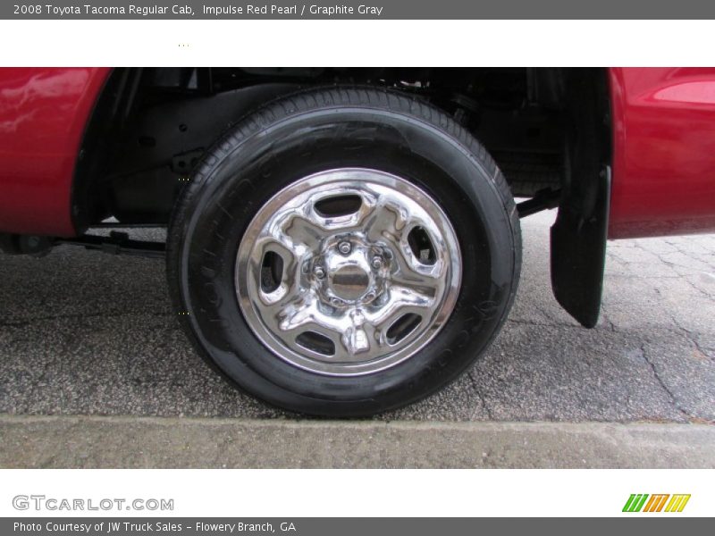 Impulse Red Pearl / Graphite Gray 2008 Toyota Tacoma Regular Cab
