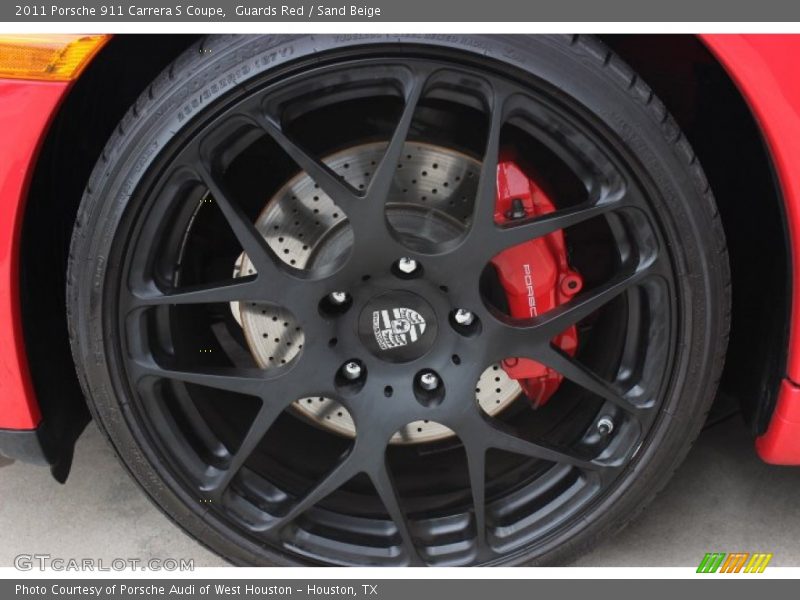 Guards Red / Sand Beige 2011 Porsche 911 Carrera S Coupe