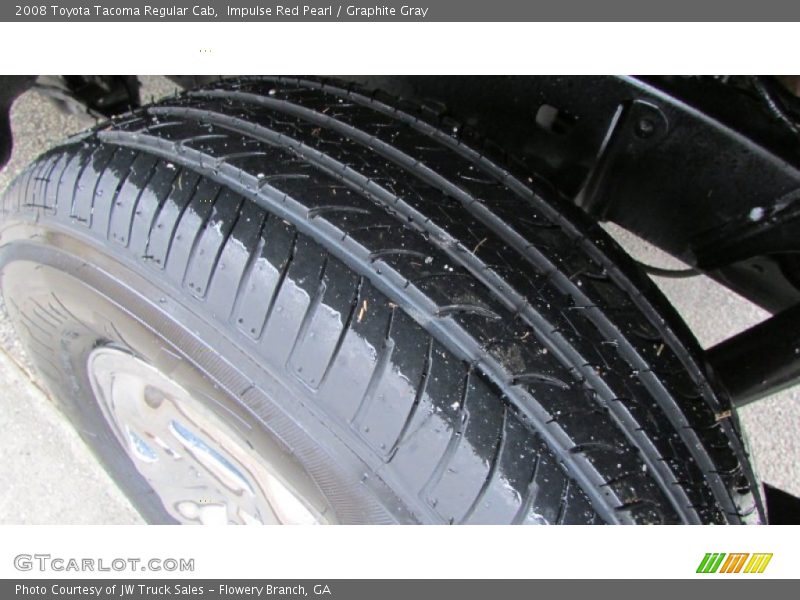 Impulse Red Pearl / Graphite Gray 2008 Toyota Tacoma Regular Cab