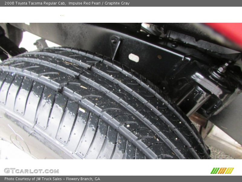 Impulse Red Pearl / Graphite Gray 2008 Toyota Tacoma Regular Cab