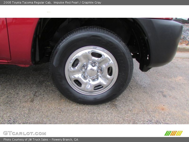 Impulse Red Pearl / Graphite Gray 2008 Toyota Tacoma Regular Cab