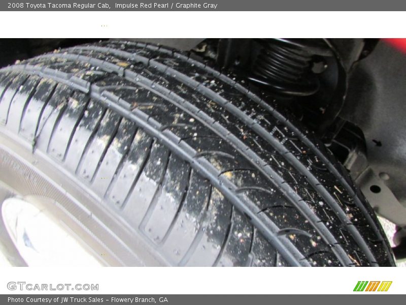 Impulse Red Pearl / Graphite Gray 2008 Toyota Tacoma Regular Cab