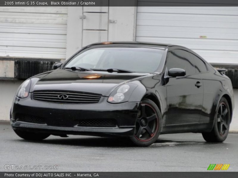 Black Obsidian / Graphite 2005 Infiniti G 35 Coupe