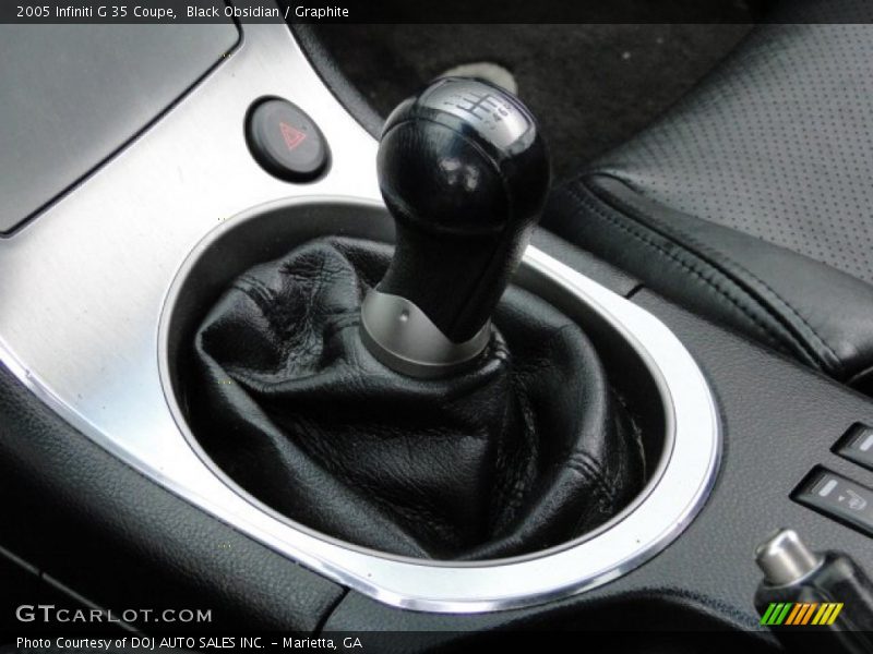 Black Obsidian / Graphite 2005 Infiniti G 35 Coupe