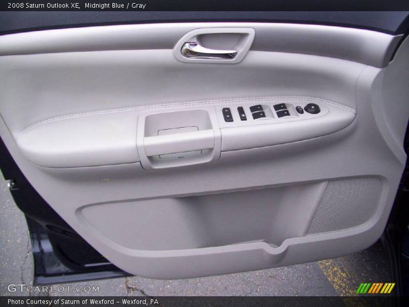 Midnight Blue / Gray 2008 Saturn Outlook XE
