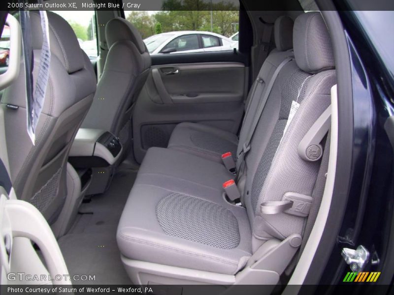 Midnight Blue / Gray 2008 Saturn Outlook XE