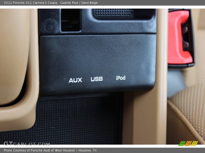 Guards Red / Sand Beige 2011 Porsche 911 Carrera S Coupe