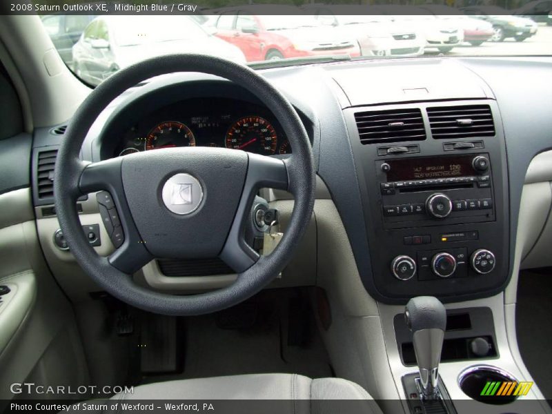 Midnight Blue / Gray 2008 Saturn Outlook XE