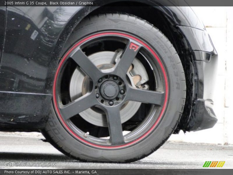 Black Obsidian / Graphite 2005 Infiniti G 35 Coupe