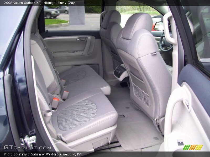 Midnight Blue / Gray 2008 Saturn Outlook XE