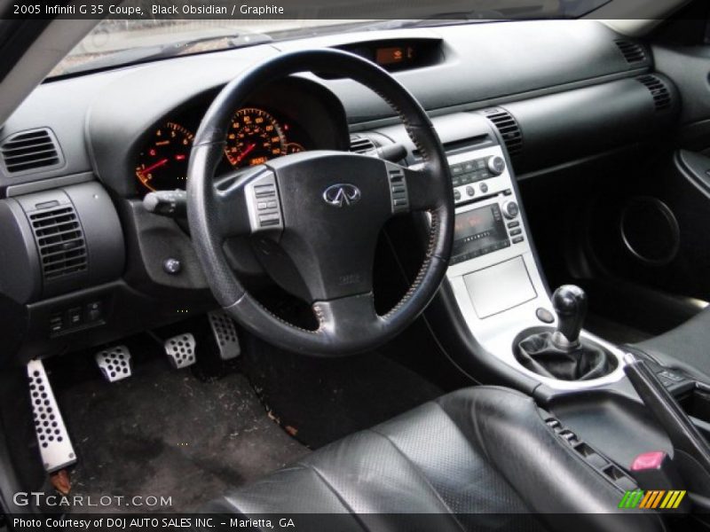 Black Obsidian / Graphite 2005 Infiniti G 35 Coupe