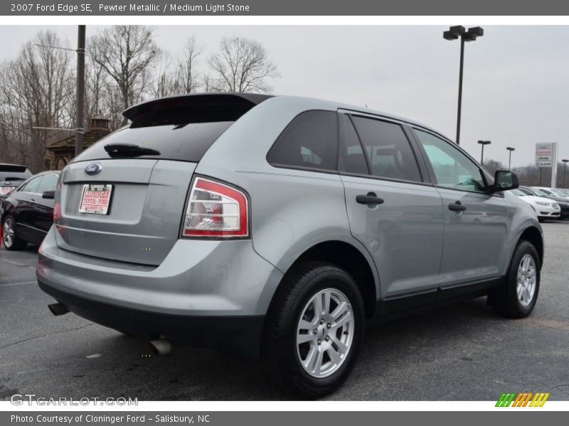 Pewter Metallic / Medium Light Stone 2007 Ford Edge SE