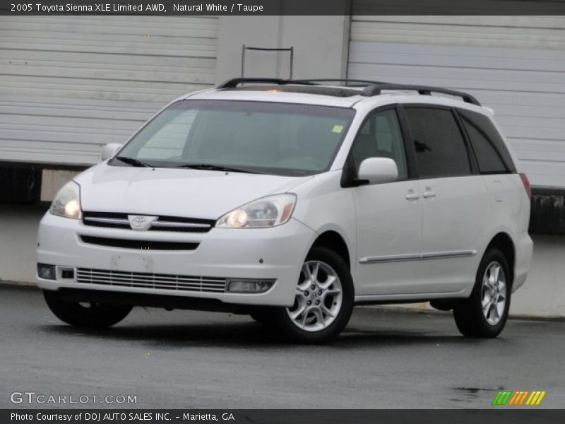 Natural White / Taupe 2005 Toyota Sienna XLE Limited AWD