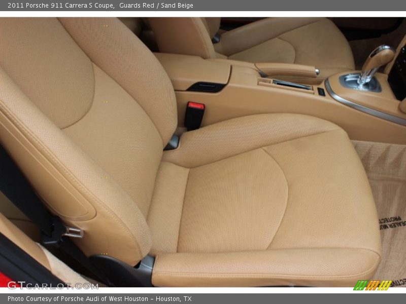 Guards Red / Sand Beige 2011 Porsche 911 Carrera S Coupe