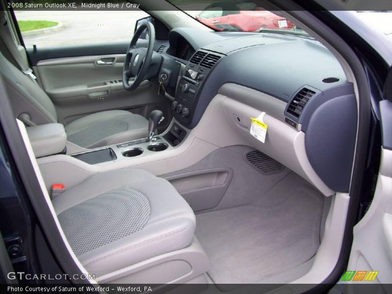 Midnight Blue / Gray 2008 Saturn Outlook XE