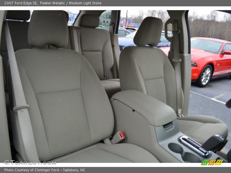 Pewter Metallic / Medium Light Stone 2007 Ford Edge SE