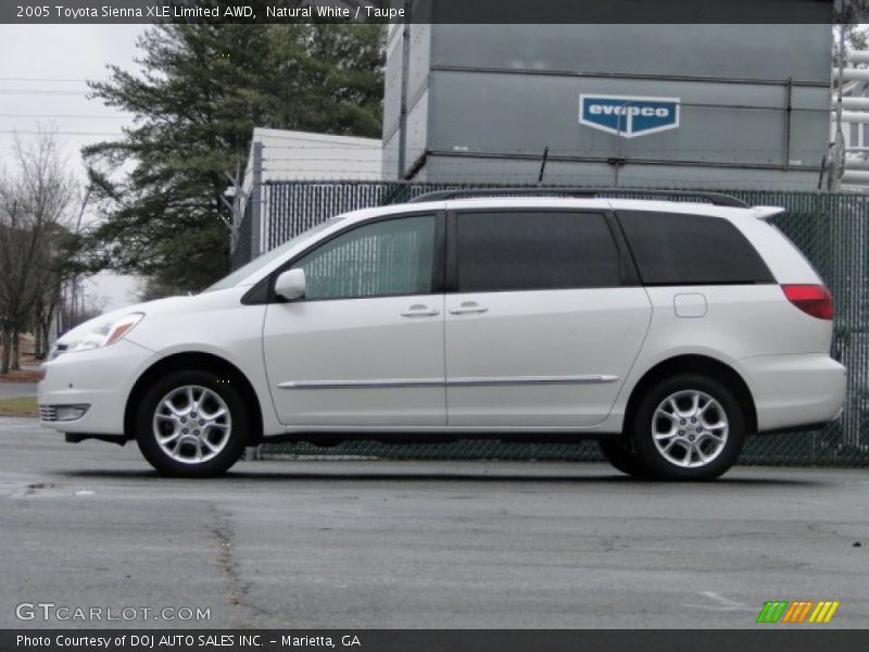 Natural White / Taupe 2005 Toyota Sienna XLE Limited AWD