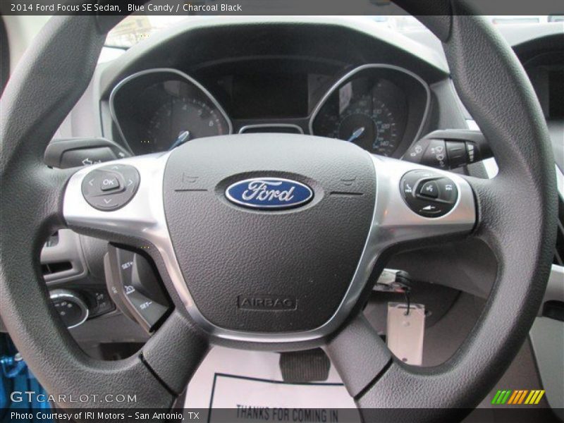 Blue Candy / Charcoal Black 2014 Ford Focus SE Sedan