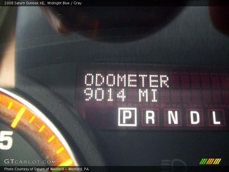 Midnight Blue / Gray 2008 Saturn Outlook XE
