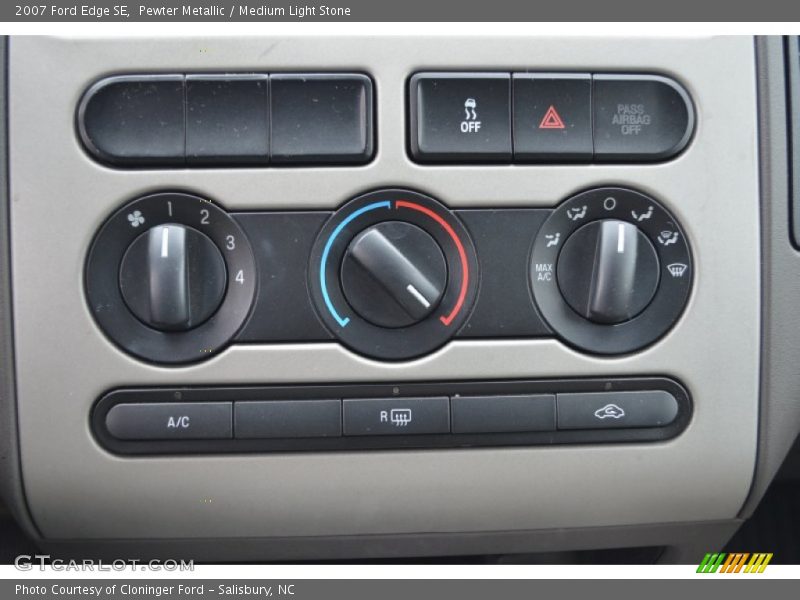 Pewter Metallic / Medium Light Stone 2007 Ford Edge SE