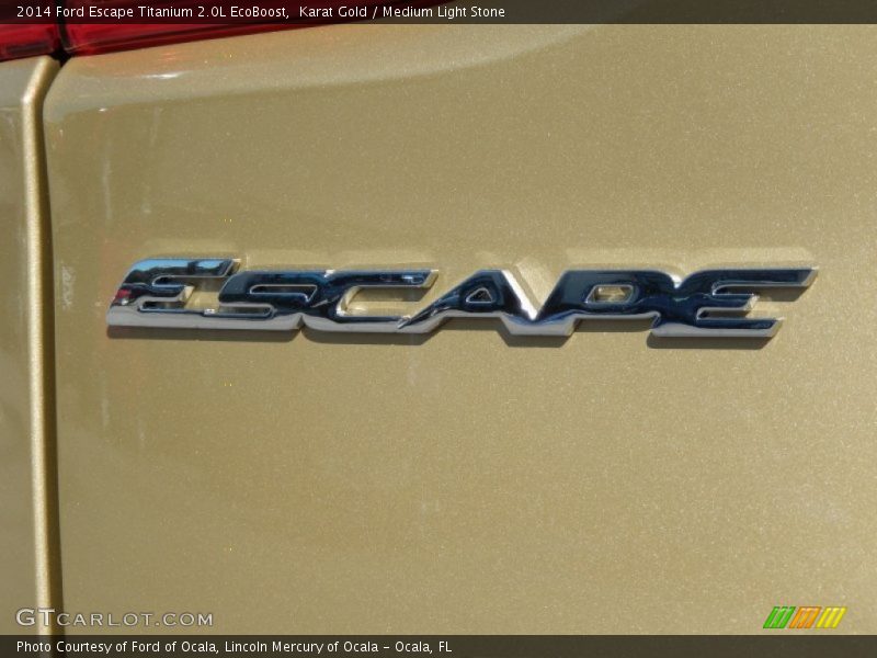  2014 Escape Titanium 2.0L EcoBoost Logo